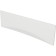 Bath screen frontal Cersanit Virgo/Intro/Zen 170x75 cm, white color