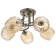 Steel Stewsvelight Nicole 5x60W E27, bronze 55x55x28 cm