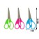 Scissors 14 cm, plastic handles, in a cardboard box, a mix