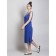 Female dress, size 46, cornflower color
