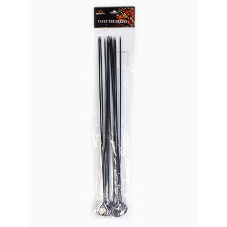 A set of skewers for barbecue, metal, 12 pcs, 35 cm-7