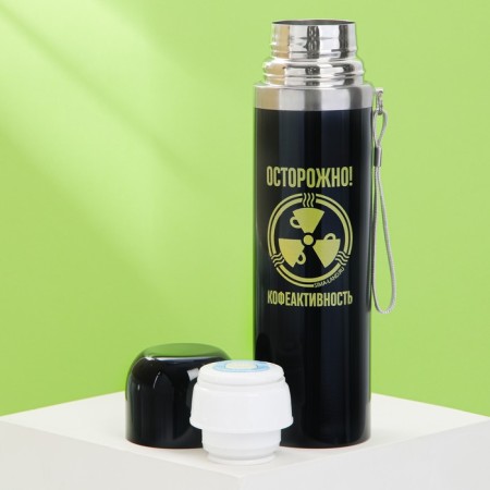Thermos "Caution", 500 ml, heat conservation 4-8 hours-2