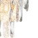 Bra Indigo, 12030/1W Gold. 1x40W, E14, 220x145x240 mm, transparent color