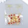 Decor for creativity plastic "Rubin Flower" set 20 pcs 1.2x1.2 cm