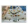 Carty clock is wall, interior "chamomiles", silent, 25 x 35 cm