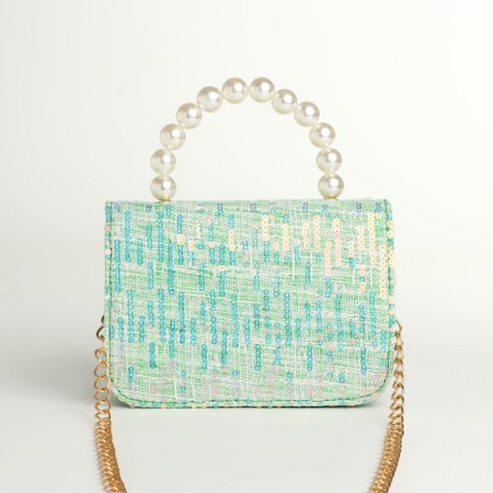 Baby bag on a valve, green color-1