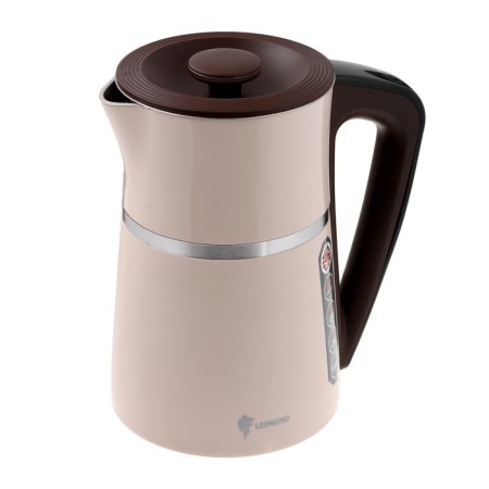 Electric kettle Leonord le- 1512, plastic, 1.7 l, 2200 watts, beige
