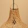 Lamp ceiling from Rotan "Willie" 1x120W, E27, 40x40x50 cm