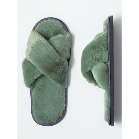 Slippers Women's Cross open nose, size 36-38, emerald color-2