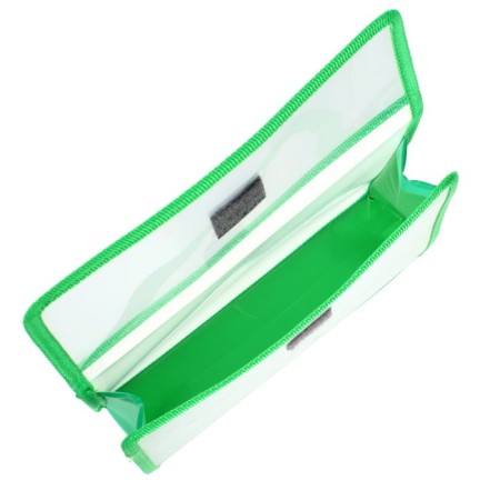 A5 notebook folder (230 x 190 x 50 mm), with Velcro valve, plastic/textiles, calligrata, "dino"-3