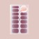 Manicure films, 14 pcs, with sparkles, the color is light - lilac