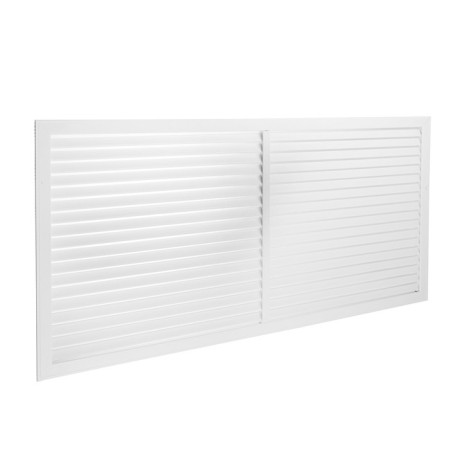 Radiator PVC grate, 600 x 1200 mm, white
