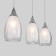 Suspended lamp with glass ceiling Cosmic, 15W, E14, 62x12 cm