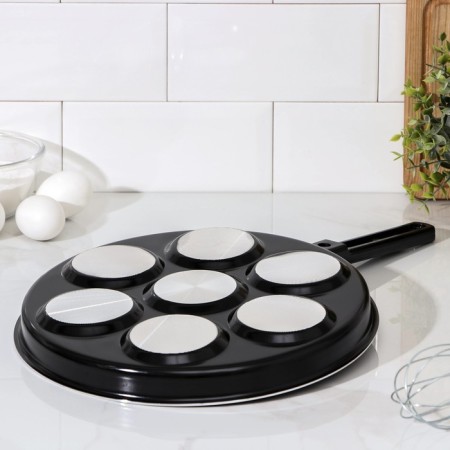 Sleeps “7 Oladia”, D = 30 cm, removable handle, anti-stick coating, black color-2