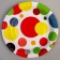 Paper plate "Bright holiday", 18 cm, set 6 pcs.