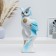 Figure "Wise Eagle Filin" Gzhel Gold, 15x14x34cm