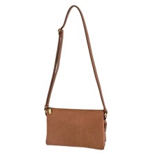 B2721 Bag Cross-Bodi, lightning department, light brown color 17x26x6cm