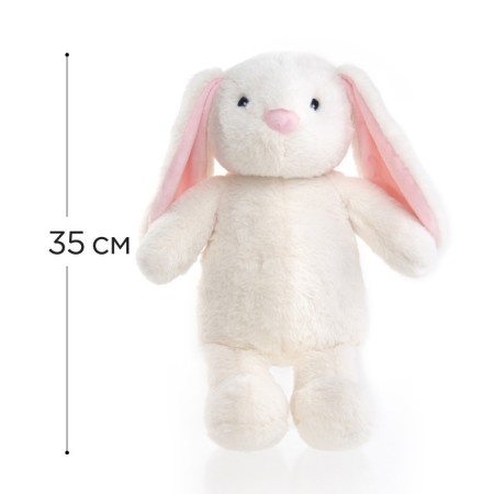 Soft Gulliver toy "Bunny Vyslowry", sedentary, cream color, 26 cm-7