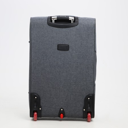 Big suitcase 28 ", lightning department, code castle, 3 wheels, 2 outer pockets, color gray color-6