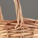 Wicker basket, d22xh10xh25, honey, willow