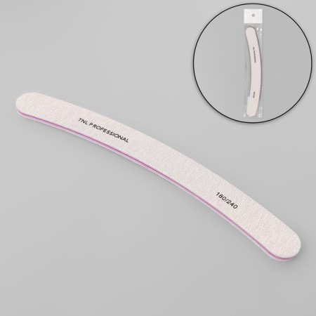 Steid file, abrasiveness 180/240, 18 cm, gray color
