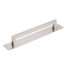 Door handle, stainless steel color, 260x40 mm