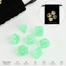 A set of cubes for D&D (Dungeons and Dragons, DND), series: D&D, 