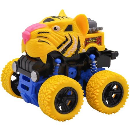 Friction Funky Toys "Tiger", 4x4, springs, yellow wheels