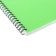 A4 notebook, 80 sheets, cage on spirals, erichkrause, motion, green, plastic cover