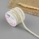 Weekes decorative canvas “Kosichka”, 6 mm, 9 ± 0.5 m, light-beige color