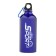 Water bottle, 650 ml, Master K, 21 x 7 cm, aluminum case, blue