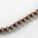 Glass beads, set 78 pcs., Size 1 pc. - 10 mm, brown color