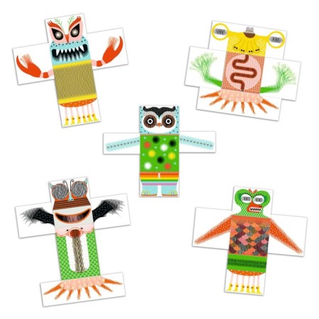 Animated puzzle djeco "Monster"-1