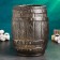 Piggy bank "Barrel" 21x21x30cm, bronze