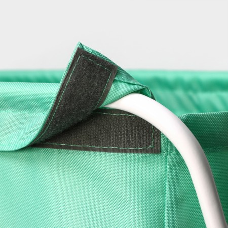 Basket - a bag for linen, 53 × 39 × 62 cm, mint color-4