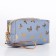 Cosmetic bag with lightning, blue color