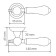 Door handle MH-42-Classic OMS/GR "Mart", color old matte silver, gray