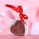 Figure chocolate "heart with an angel", milk, 7 g