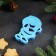 Santa Claus cookie, cutting, stamp, 10.2 × 7.3 cm, color mix