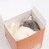 Natural fur mouse, 7.5 cm, white/gray mix, packing 30 pcs