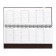 Dated planning 2025, 310 x 145mm 64 sheets, Devente. Vertical, solid cover, leatherette with foam rubber, embossing, block 70, brown