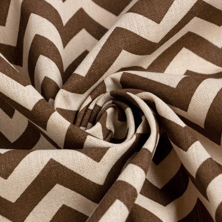Baby Dolyana 145x145cm, zigzag ts. Brown, 100%PE, matting 200 g/m-7