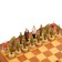 Chess souvenir "victorious", h king-8 cm, h Paraks-6.3 cm, 36 x 36 cm