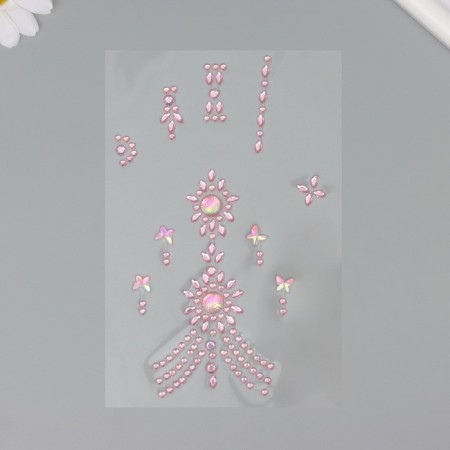 Sticker Plastic Rhubates "Flower Bracelet" MIX 12x20.3 cm-3