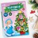 New Year's board game "New Year! Elegant Christmas tree with Snow Maiden "with bells