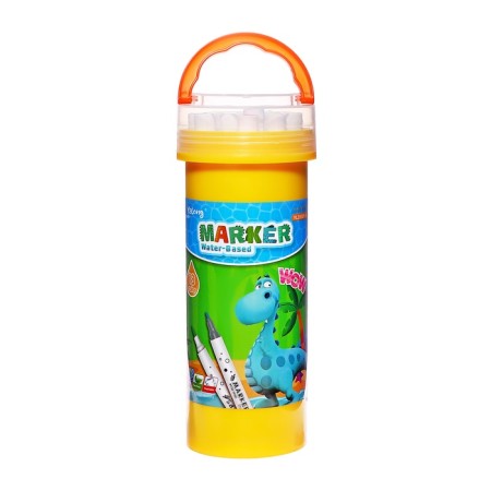 A set of markers 24 colors is bilateral, in plastic tube mix-10