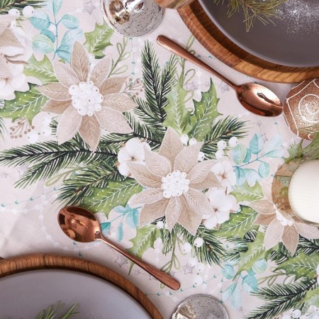 Walking on the New Year's Ethel table Beautiful SHRISTMAS 30x70 cm, 100% HL, sarzha 190 g/m2-2