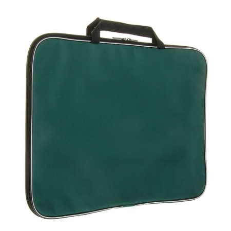 Folder for drawings and drawings A3, 470 x 350 x 20 mm, handles, textile, calligrata standard, green, density 600d-2