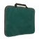 Folder for drawings and drawings A3, 470 x 350 x 20 mm, handles, textile, calligrata standard, green, density 600d
