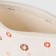 Lightning cosmetic bag, beige color